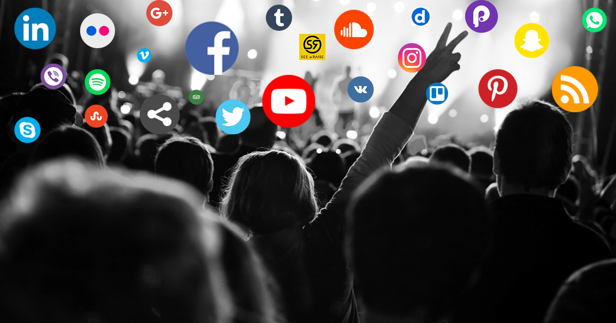 Does Music Marketing have LIVING LIVES on Social Media